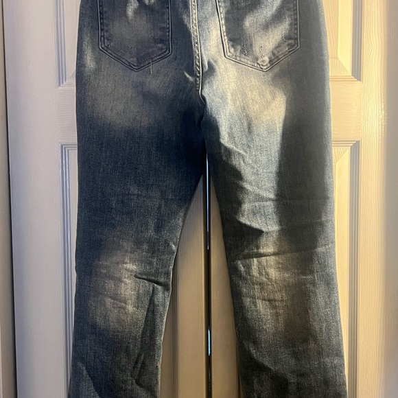 Risen 9/29 Straight Leg Ankle Distressed Jeans - Picture 6 of 10